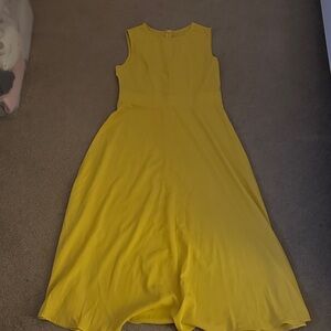 SHEIN Vibrant Yellow Midi Dress